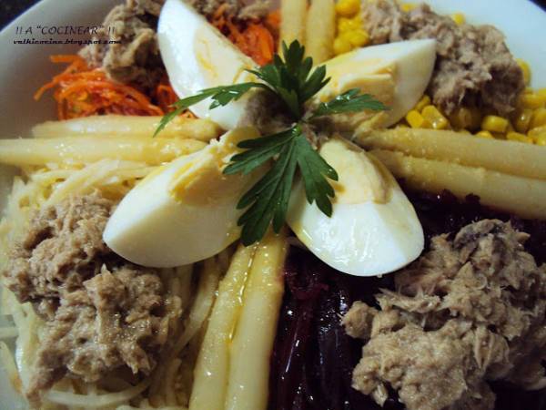 Ensalada 4 estaciones - Preparación paso 6