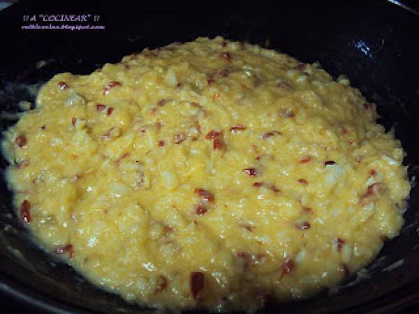 Pimientos del piquillo rellenos de bacalao - Preparación paso 4