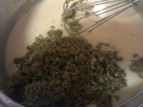 Helado de pistachos - Preparación paso 6