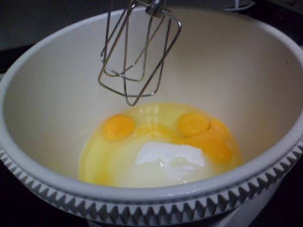 Magdalenas con Nutella - Preparación paso 1