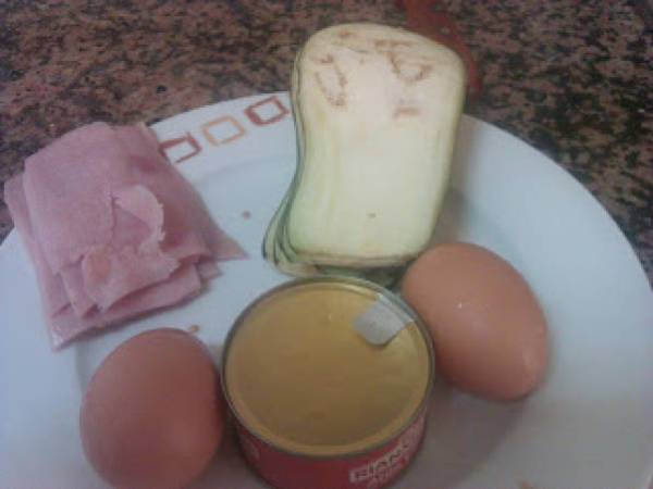 Raviolis de Berenjenas Rellenos - Preparación paso 1