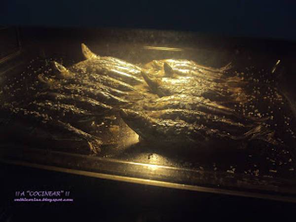 Sardinas al horno - Preparación paso 2
