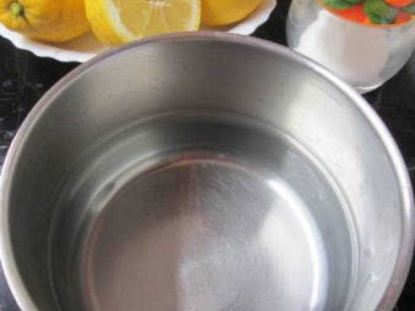 GRANIZADO DE LIMON - Preparación paso 1
