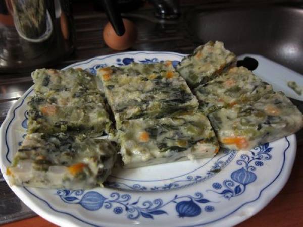 Crujientes de verdura con bechamel - Preparación paso 5