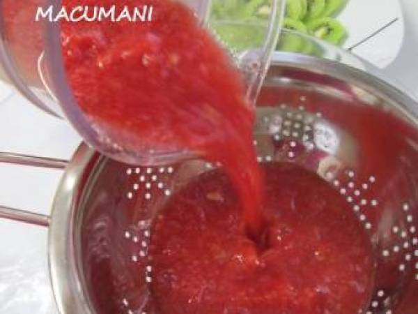 Polos de sandía y kiwi - Preparación paso 2