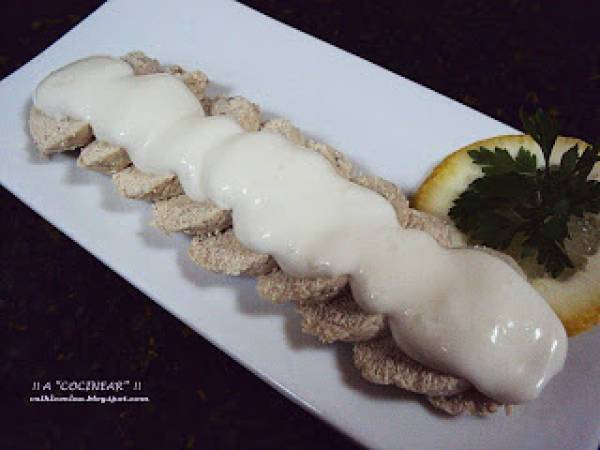 Huevas de merluza con mayonesa - Preparación paso 4