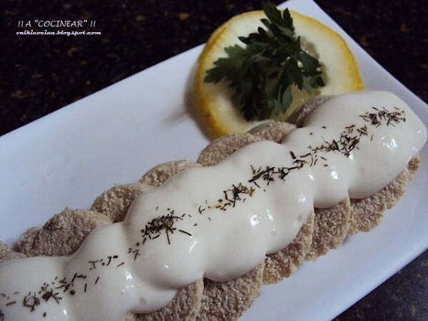 Huevas de merluza con mayonesa - Preparación paso 5