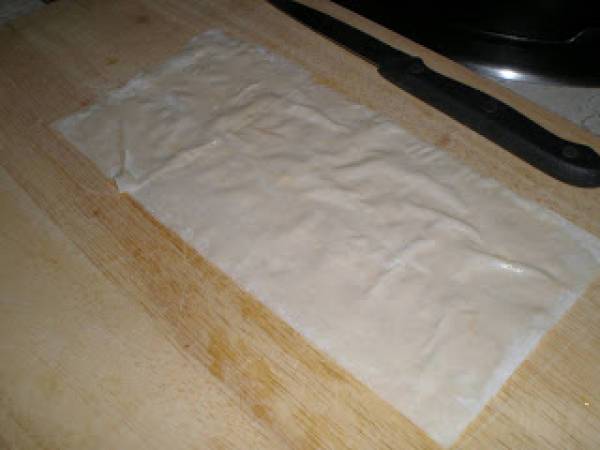 Briouats rellenos de carne picada - Preparación paso 3