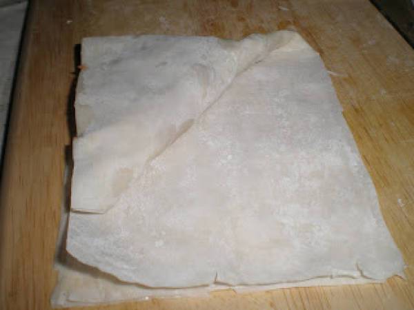 Briouats rellenos de carne picada - Preparación paso 5