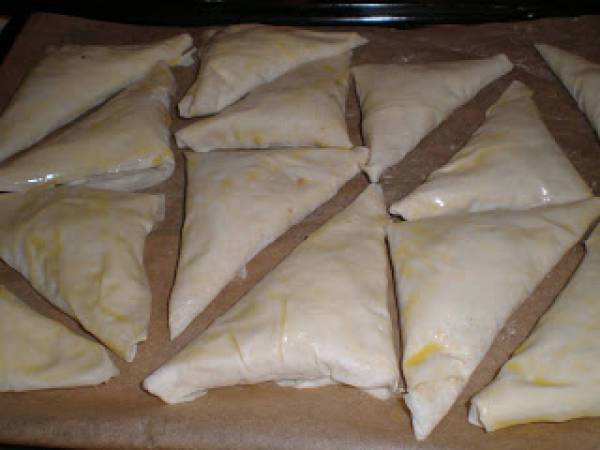 Briouats rellenos de carne picada - Preparación paso 6