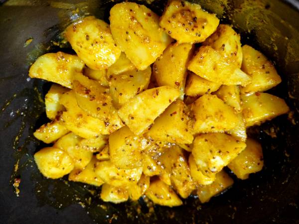 Patatas Bombay {receta de Jamie Oliver} - Preparación paso 3