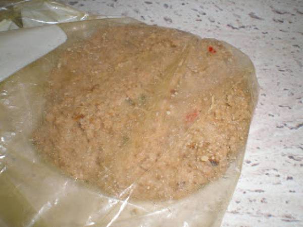 HAMBURGUESA VEGANA DE SOJA TEXTURIZADA - Preparación paso 3