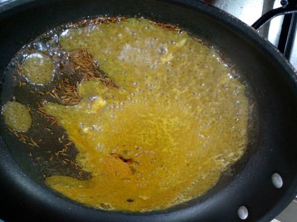 ALOO GOBI (CURRY DE PATATAS Y COLIFLOR) - Preparación paso 11