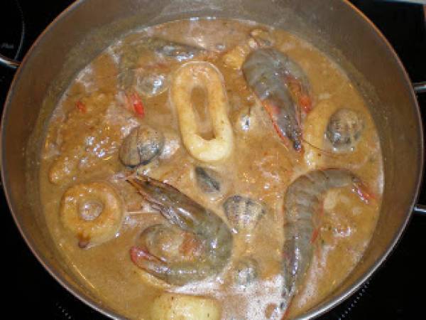 RAPE A LA MARINERA - Preparación paso 5