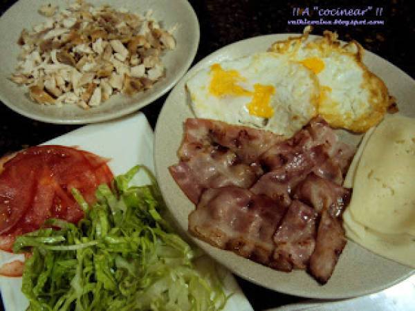 Sandwich Club - Preparación paso 1