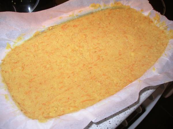 Hamburguesas de polenta, garbanzos y zanahoria - Preparación paso 2