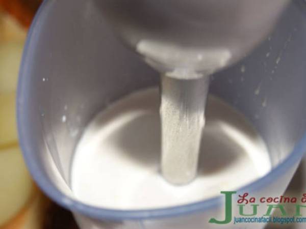 PASTEL DE PATATAS, BEICON, CHAMPIÑONES Y ROQUEFORT - Preparación paso 4