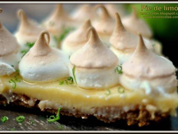 El mejor pie de limón o lima. - Preparación paso 1