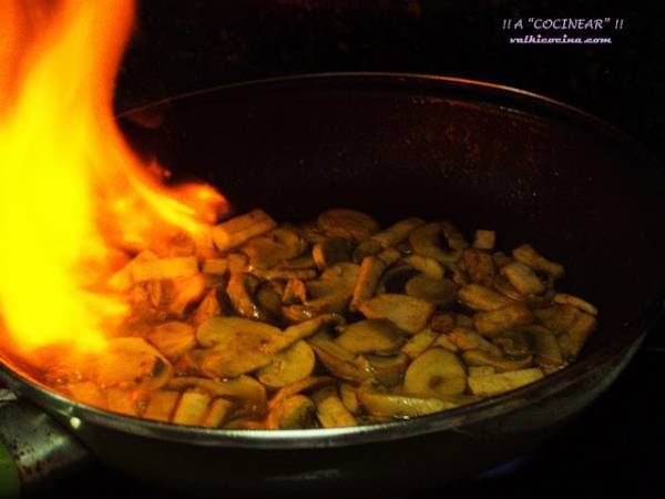 Escalopines de lomo a la crema - Preparación paso 3