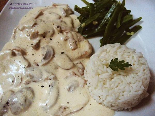 Escalopines de lomo a la crema - Preparación paso 5