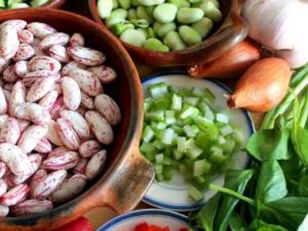Sopa de verduras surtidas - Preparación paso 1