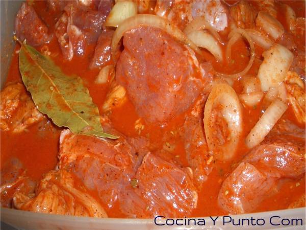 Tacos de Cochinita Pibil - Preparación paso 1