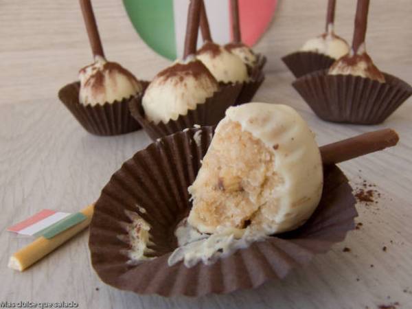 Tiramisu Cake Pops - Preparación paso 5
