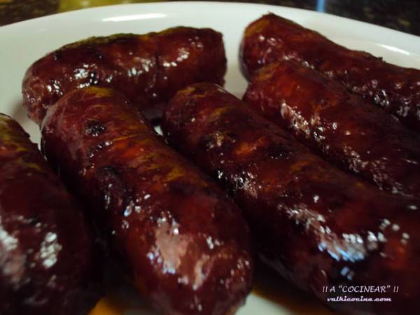 Chorizos al vino (con manzanilla de Sanlúcar) - Preparación paso 4