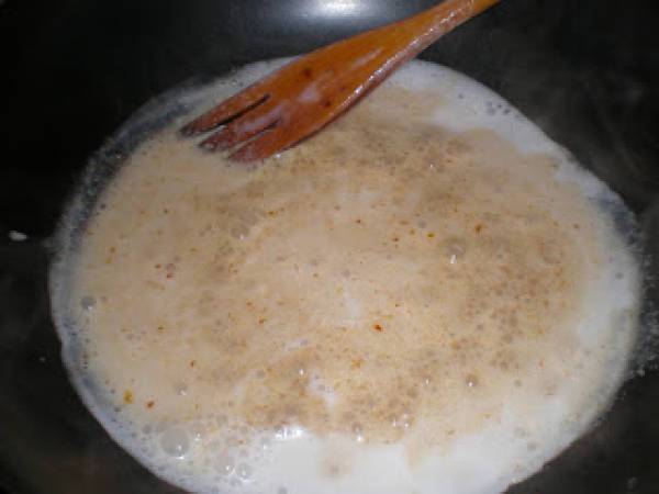 NOODLES CON POLLO Y LECHE DE COCO - Preparación paso 2