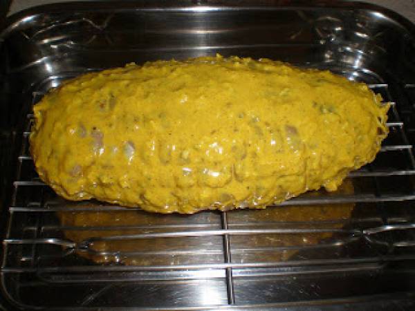 ROLLO DE PAVO CON YOGUR Y ESPECIAS - Preparación paso 1