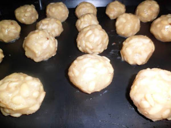 Panellets de Piñones - Preparación paso 6