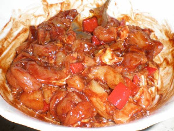 POLLO CON SALSA HOISIN - Preparación paso 1