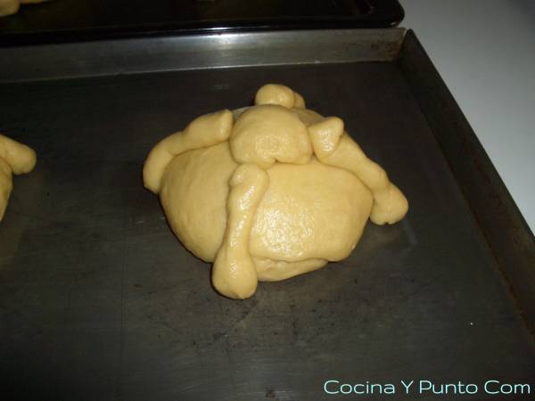 Pan de Muerto - Preparación paso 3