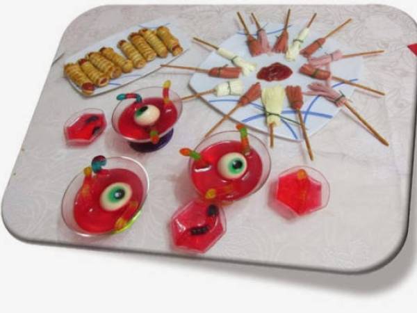 Cena de Halloween - Preparación paso 1