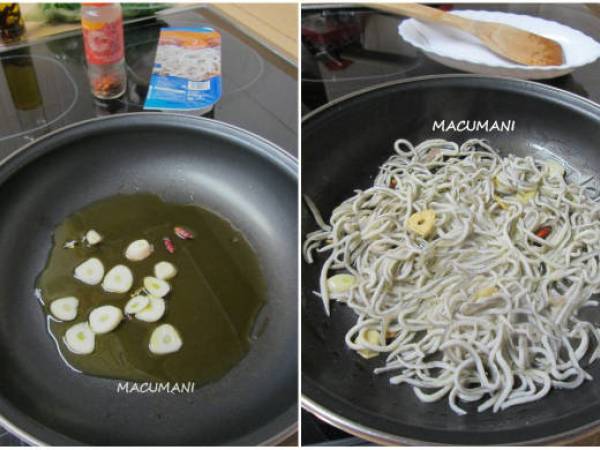 ENSALADA DE CANONIGOS Y GULAS - Preparación paso 1
