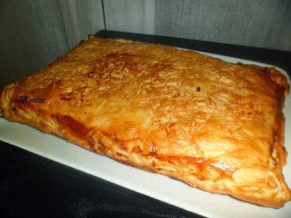 Hojaldre con pisto y sorpresa - Preparación paso 7