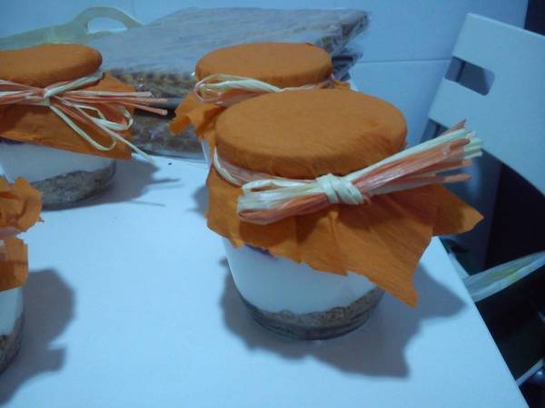 Cheesecake rápido en bote - Preparación paso 6