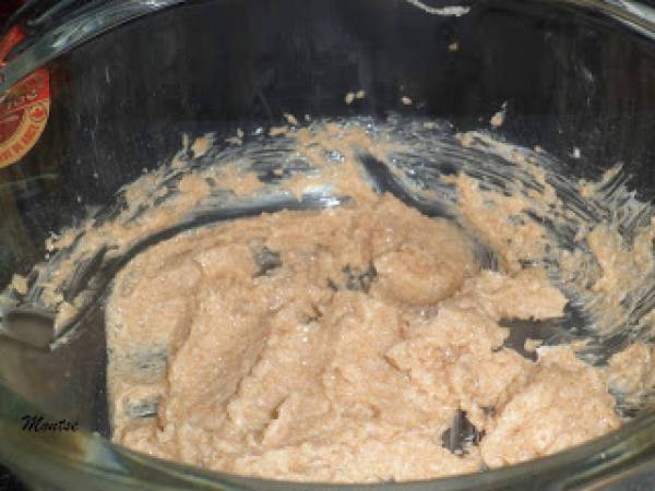 Magdalenas de nueces y jarabe de arce - Preparación paso 1