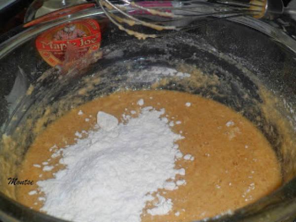 Magdalenas de nueces y jarabe de arce - Preparación paso 2