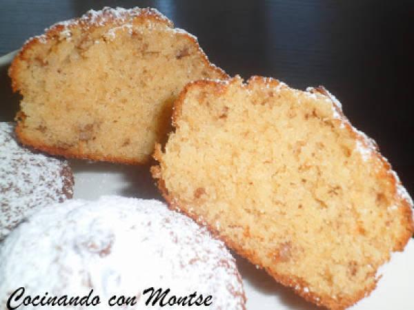 Magdalenas de nueces y jarabe de arce - Preparación paso 5