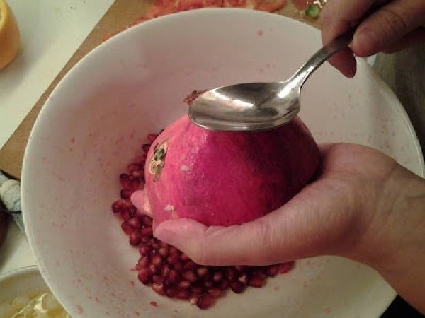 Ensalada de Navidad - Preparación paso 2