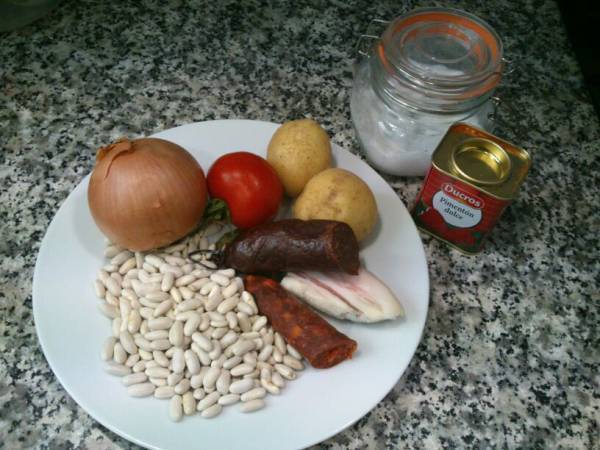 Fabada Asturiana - Preparación paso 1