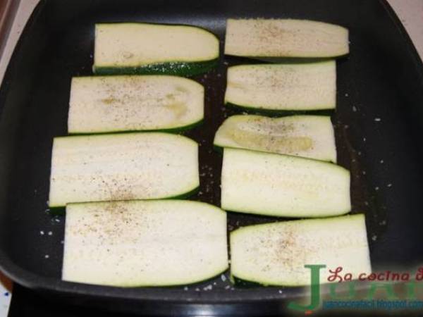 Calabcines con queso provolone - Preparación paso 1