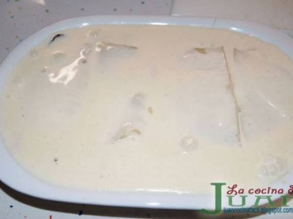 Calabcines con queso provolone - Preparación paso 6