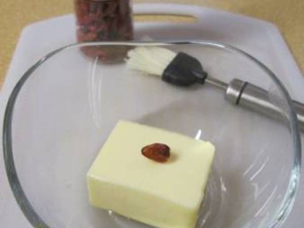 Crujientes de langostino a la hierbabuena - Preparación paso 2