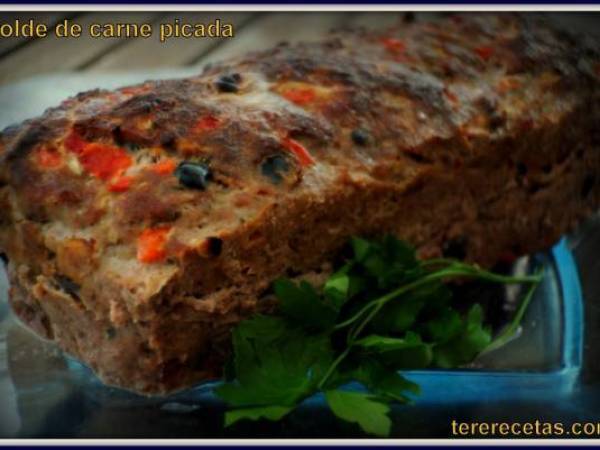 Molde de carne picada. - Preparación paso 1