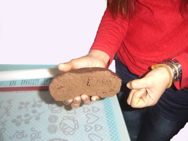 Casita de galleta decorada para Navidad - Preparación paso 2