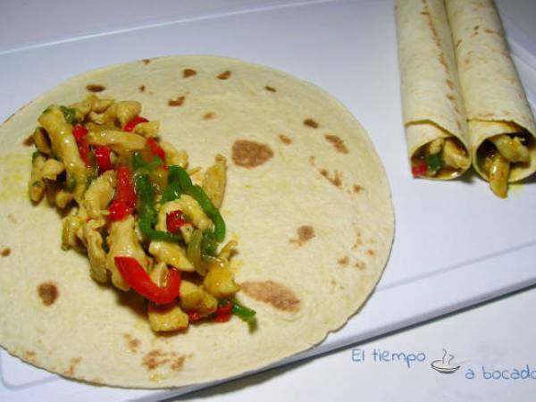 Liaditos de pollo y guacamole - Preparación paso 1