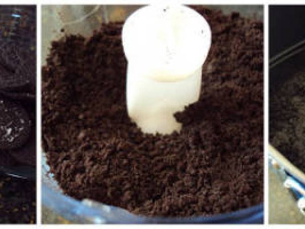 Tarta de galletas Oreo - Preparación paso 1