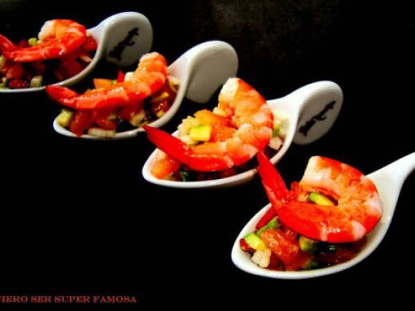 Aperitivo de langostino - Preparación paso 2